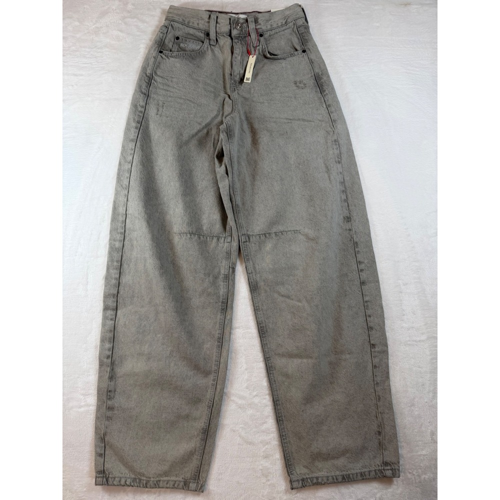 Urban Outfitters BDG Logan Boyfriend Jeans Grey High Rise Loose Fit 25W NEW